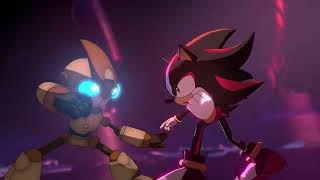 Shadow The hedgehog Dark Beginnings: Cryptic Castle over Shadow vs Emerl fight scene screenshot 4