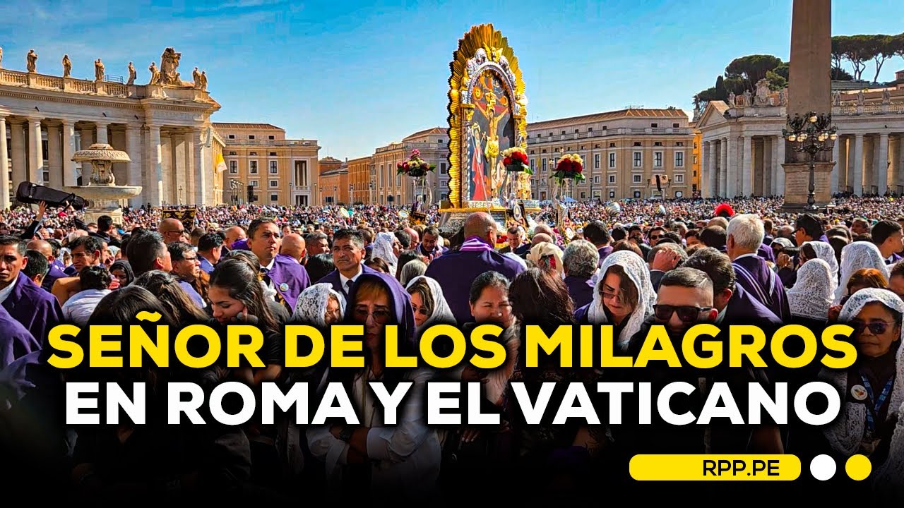 🙏 Señor de los Milagros: devoción peruana llega al corazón del Vaticano 