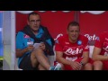 Napoli-Anaune 10-0. Le immagini  della prima amichevole stagionale degli azzurri
