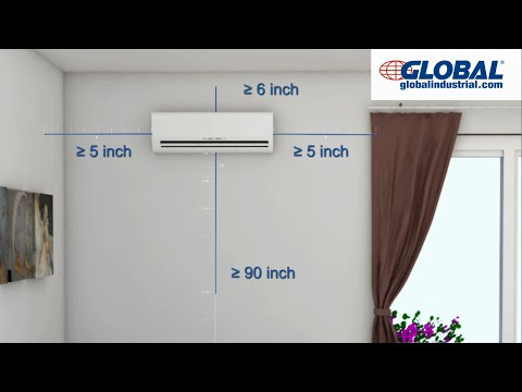 Video: Air Conditioner Indoor Unit Dimensions: Standard Dimensions. Width And Height Of The Indoor Unit Of A Slit System For An Apartment