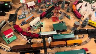 LIONEL TRAINS 027 1555WS Postwar Train Set from 1956! With a 2018 Prairie Type Steam Locomotive!