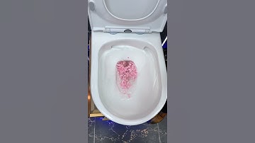 Bồn cầu xả xoáy | Test xả xoáy | Lý do nên dùng công nghệ xả xoáy trên bồn cầu | DỰ OMORI