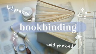 Making a watercolor sketchbook📚DIY [Dos-à-dos Bookbinding]🔖 hot-pressed + cold-pressed