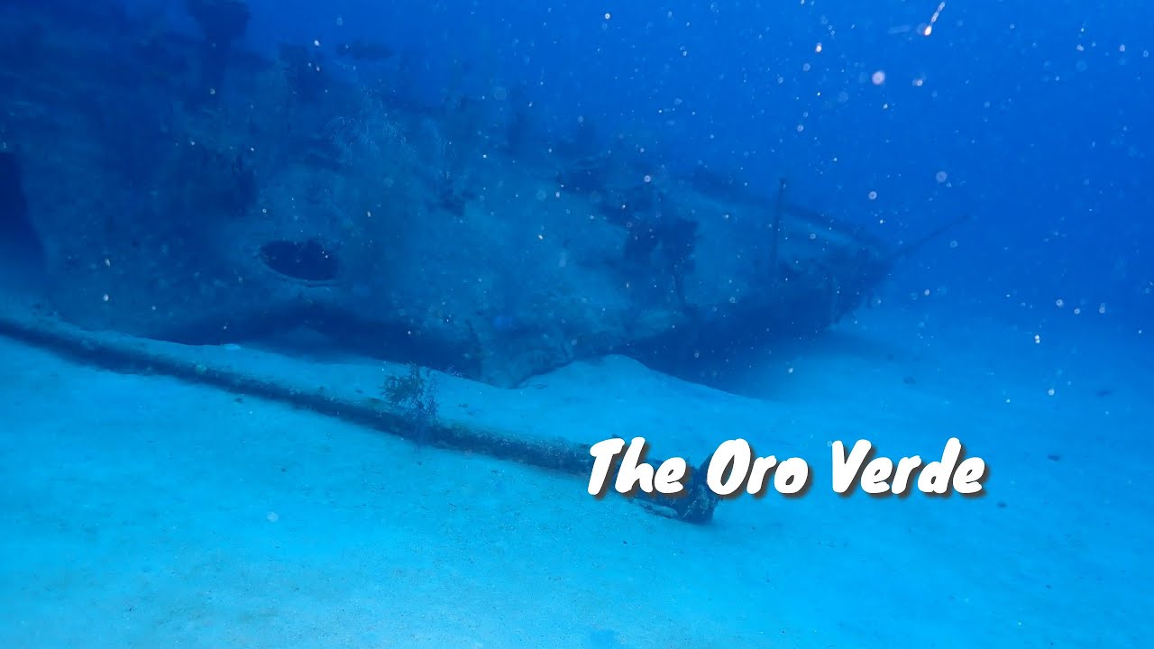 Diving the Oro Verde off Seven Mile Beach