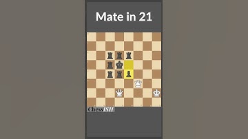 Beautiful Chess Puzzle - White to Movie, Checkmate in 21
