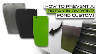 How To Prevent A Break-In On Your Ford Transit Custom 2012 Onwards! | X8R Side Door Lock Shield Kit