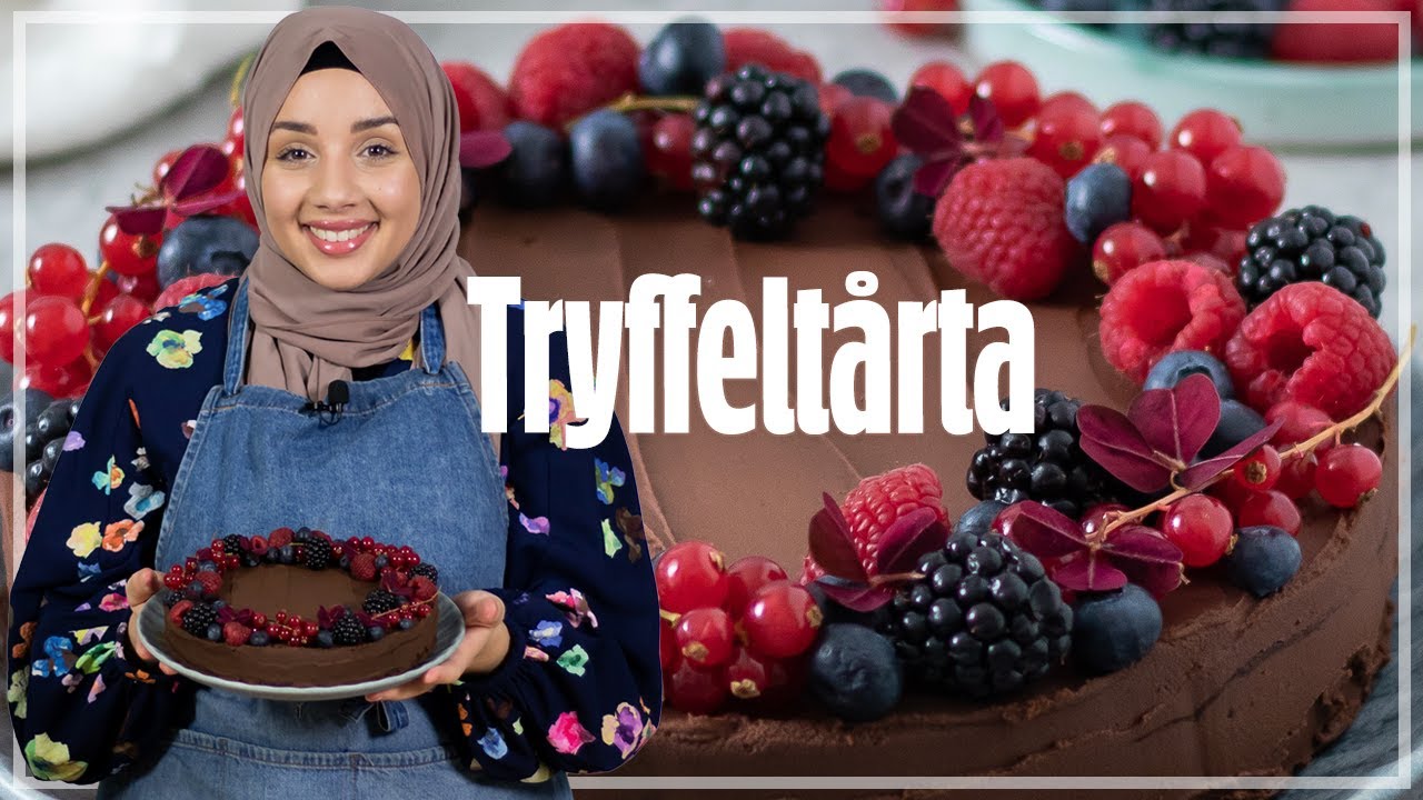 GLUTENFRI CHOKLADTÅRTA MED BÄR!