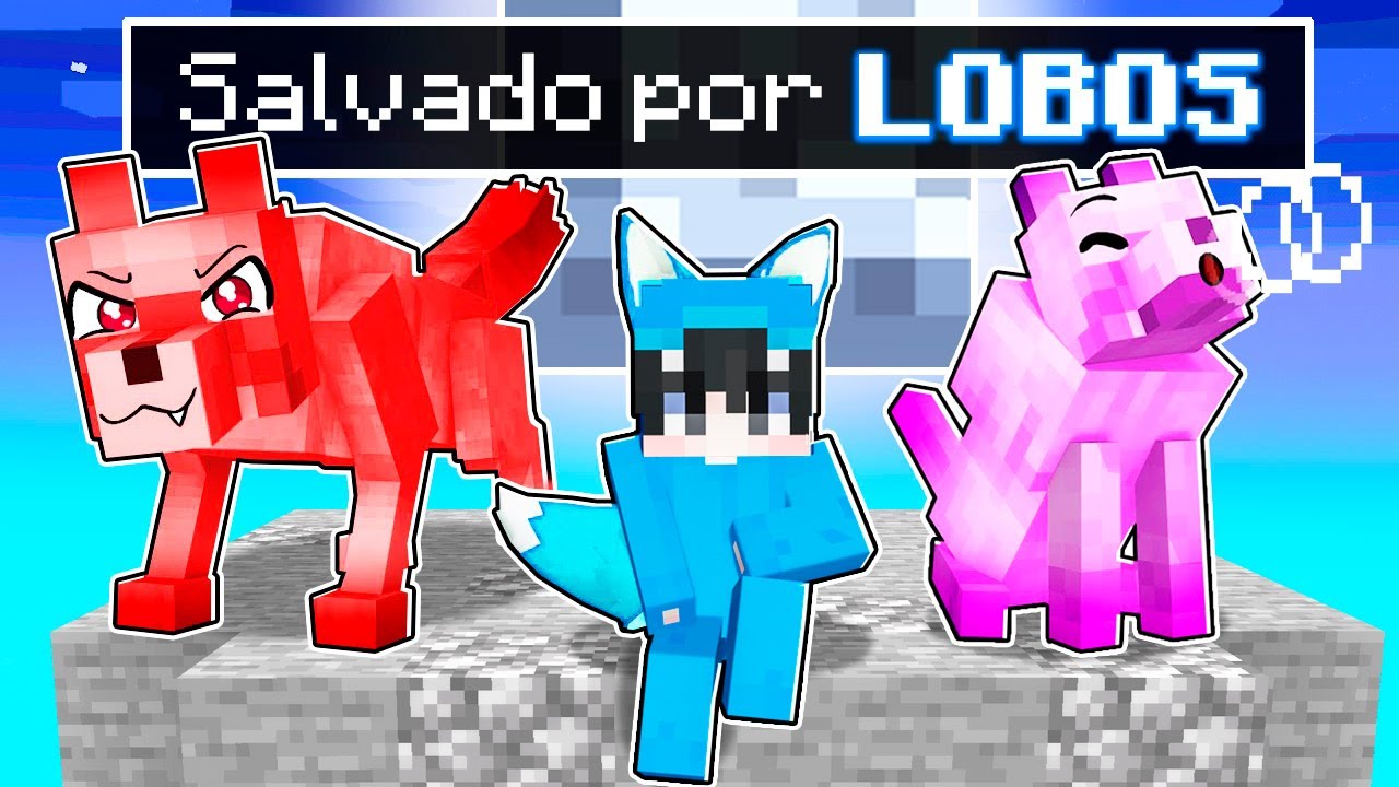 Los Lobos Me Salvan La Vida en Minecraft