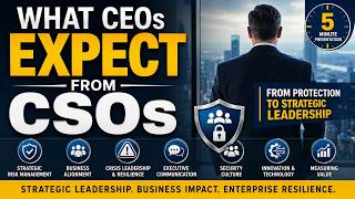 What CEOs Really Expect From Chief Security Officers:  Strategic Security Leadership Explained
