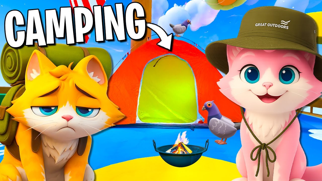 Отправляюсь с женой-кошкой в ​​поход, и вот ЭТО случилось! (Я — кошка в VR Multiplayer)