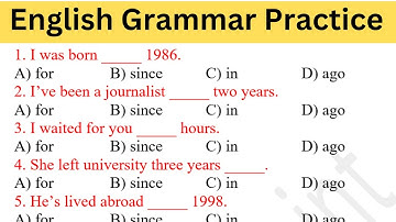 English Grammar Practice For ALL Exams