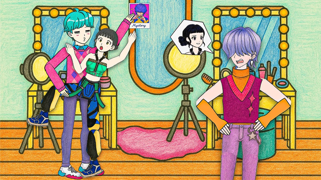 Kpop Demon Hunters Paperdoll 04: Baby and Zoey's Funny Moment