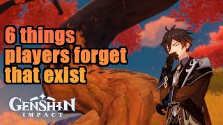 6 things players forget that exist | Genshin Impact