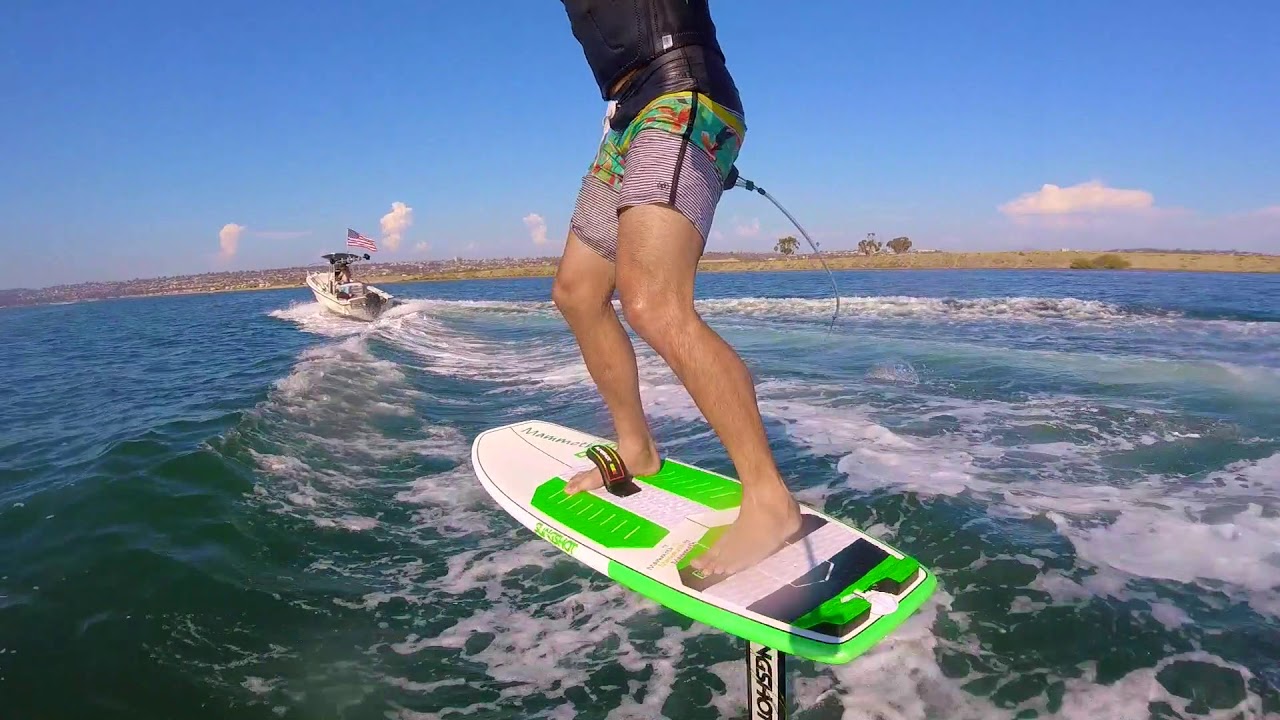 Slingshot wakeful 2019 infinity 76 wing foil beer can toss boston whaler wake pirate wake poaching