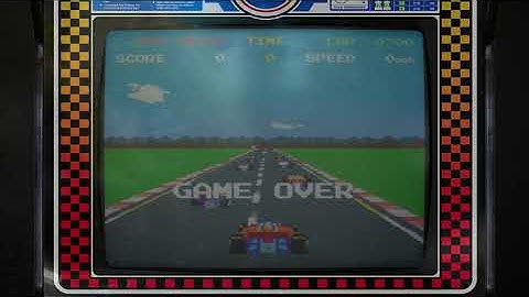 Pole Position Arcade (Realistic old crt monitor and original bezel. Window version)