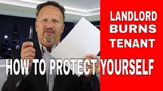LANDLORD BURNS TENANT OUT OF $4K - WOULDN'T HAVE HAPPENED IF TENANT DID THIS . . .