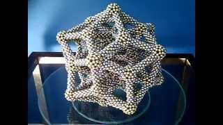 Giant Rhombic Triacontahedron Tube & Sphere Matrix | 7550 Neodymium Magnetic Balls