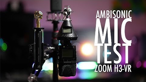 Zoom H3-VR Ambisonic Mic Test With Bells in 360