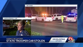Woman steals state trooper patrol unit
