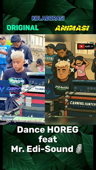 DANCE HOREG feat Mr. Edi Sound 🗿 #funk #dj #soundsystem #horeg #soundhoreg #brewogaudio #animasi