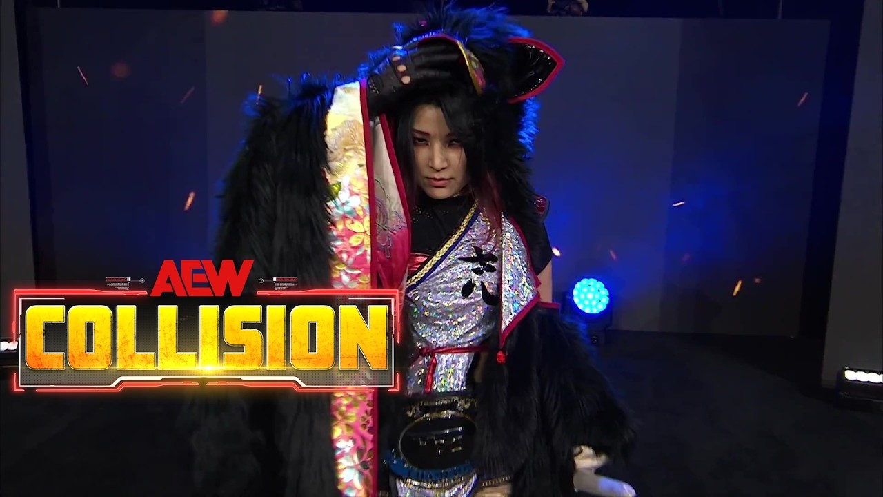 Hikaru Shindome様 Hikaru Shida As AEW TBS Champion Entrance - AEW Collision, July 18