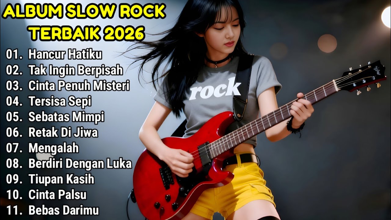 Kumpulan 11 Lagu Slow Rock Melayu Terbaru 2026🎸Lagu Santai Sedih Cocok Temani Kerjamu 