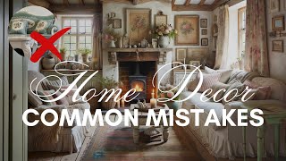 COMMON INTERIOR DESIGN MISTAKES | How to Fix them + DECOR Ideas