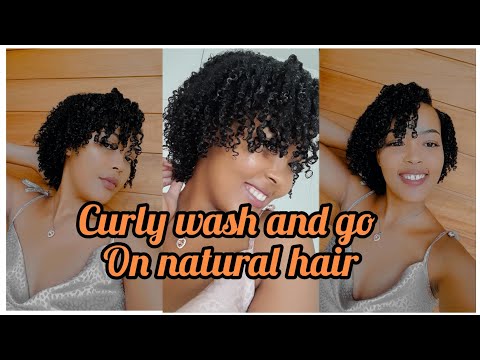 Wash and Go on 4A/B type Natural hair|How did it hold up throughout the week ?| Namibian YouTuber