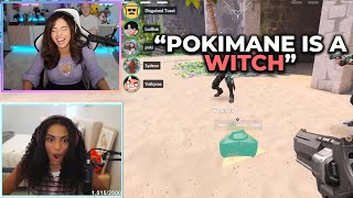 Pokimane Performs a Ritual to Summon Valkyrae