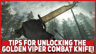 Tips & Tricks for Unlocking the Golden Viper Camo for the Combat Knife in Cold War Zombies