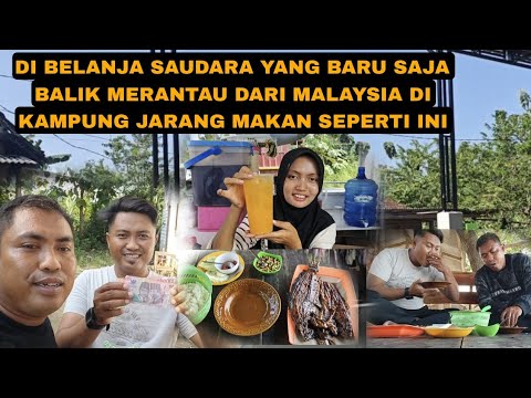 DI BELANJA SAUDARA PULANG DARI MALAYSIA MAKAN SEPERTI INI SAMPAI HABIS RATUSAN RIBU DAPAT INI