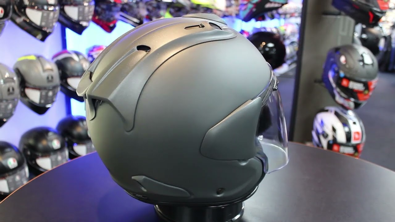 ARAI SZ-R Evo VAS Open Face Helmet (Frost Gun Metallic Grey) - YouTube