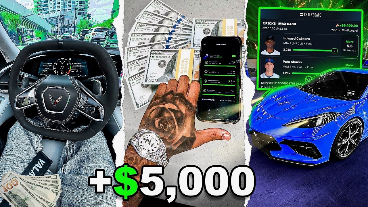 i made $5k sports betting then got a new tattoo