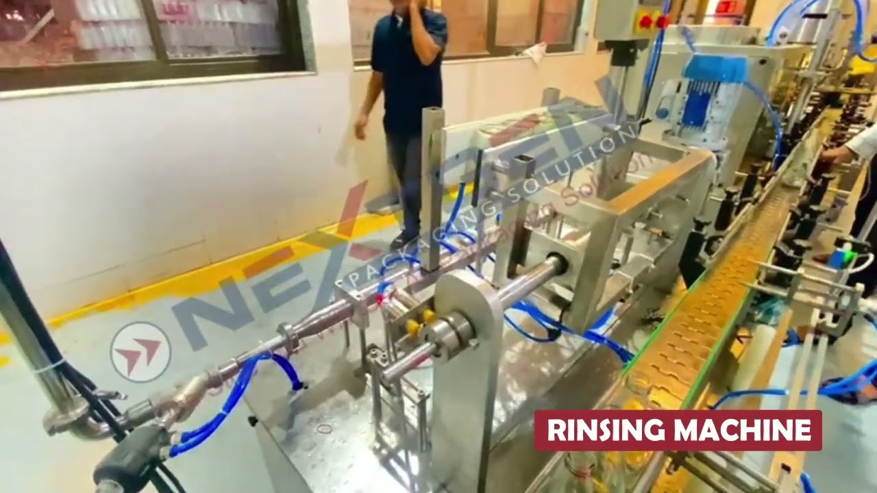 Nextgen Rinsing Machine | Efficient Bottle & Container Rinsing Solution