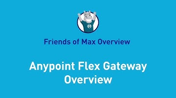 Anypoint Flex Gateway Overview | Friends of Max Q & A