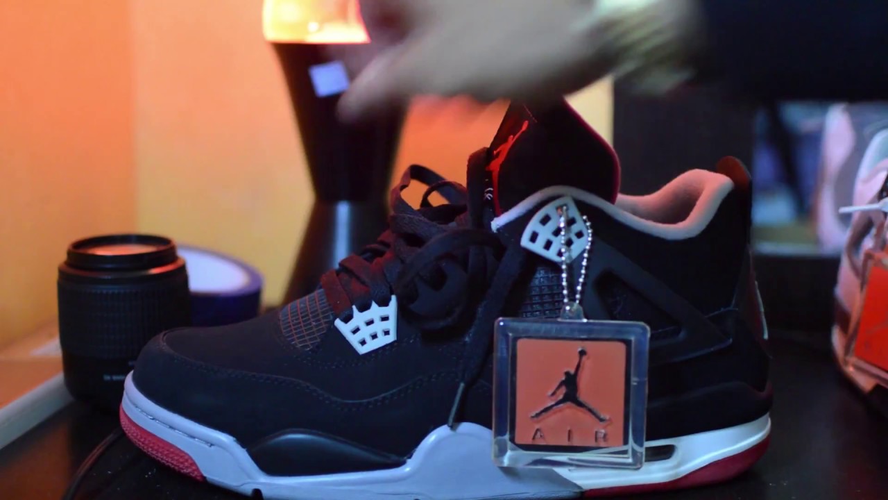 Best Version Of The 1:1 Replica Jordan Bred 4s - YouTube