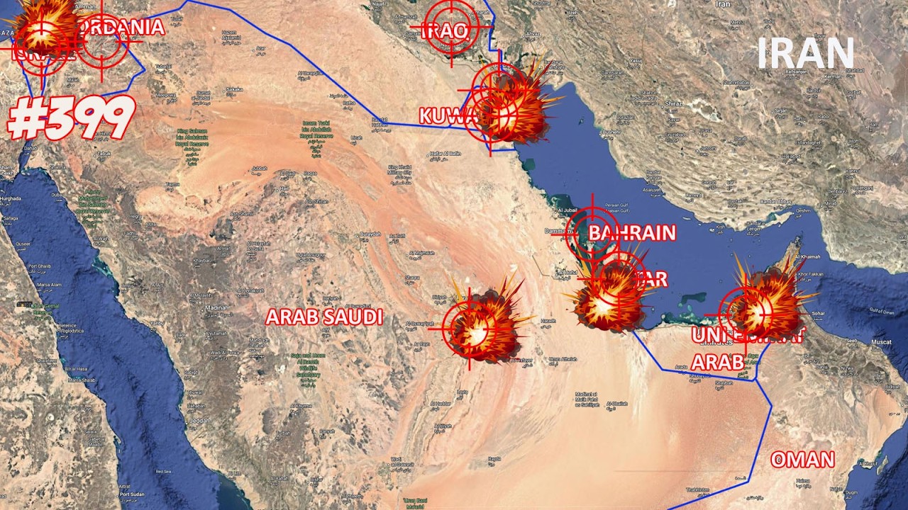TARGET RUDAL IRAN!! Peta Pangkalan Militer Amerika di Timur Tengah