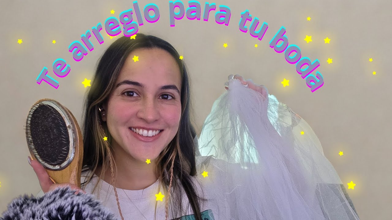 ASMR Te Peino y Maquillo para tu Boda 💍👰🏻‍♀️ Bridal Soft Glam + Atención Personal Súper Relajante