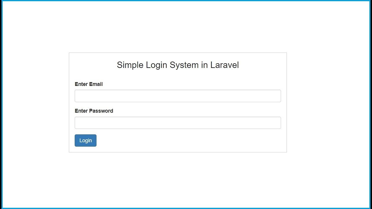 laravel login  New 2022  Cách tạo Hệ thống đăng nhập trong Laravel