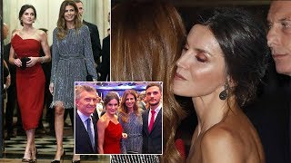 Queen Letizia Steal in the Show in Striking Cocktail Dress for Final Argentina Event