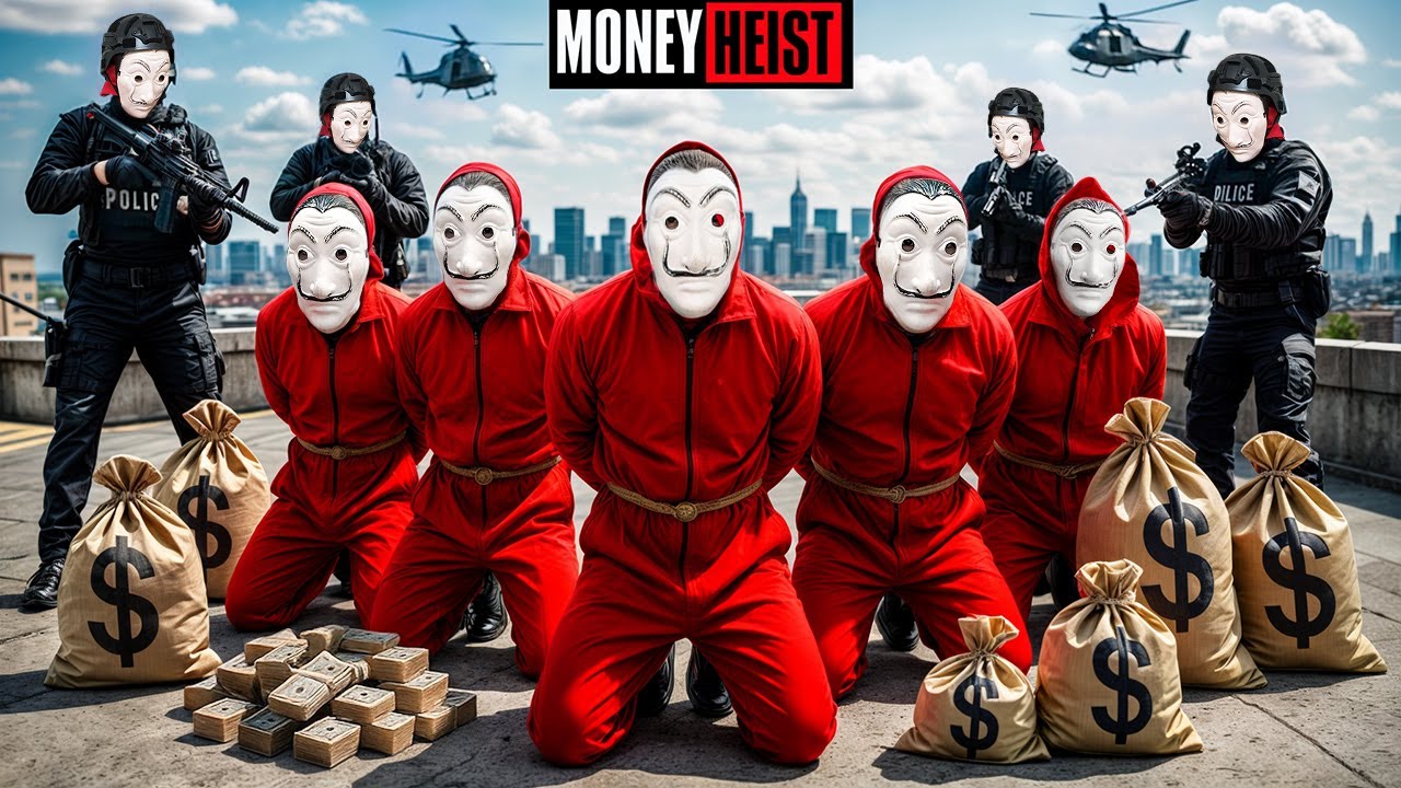 BAD GUYS: No ESCAPE, No SURVIVAL — POLICE Blood Hunt | PARKOUR VS MONEY HEIST! 7(BELLA CIAO)Epic POV