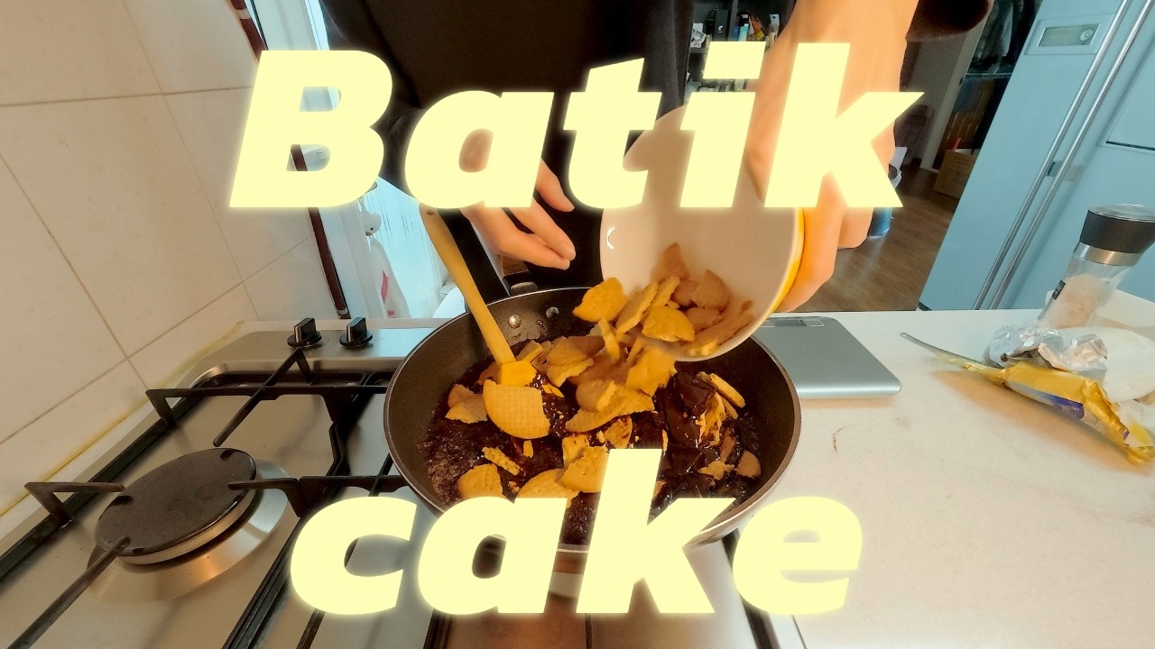 No 오븐 초간단 케이크 [Batik Cake/Kek Batik/마지막 미용실]