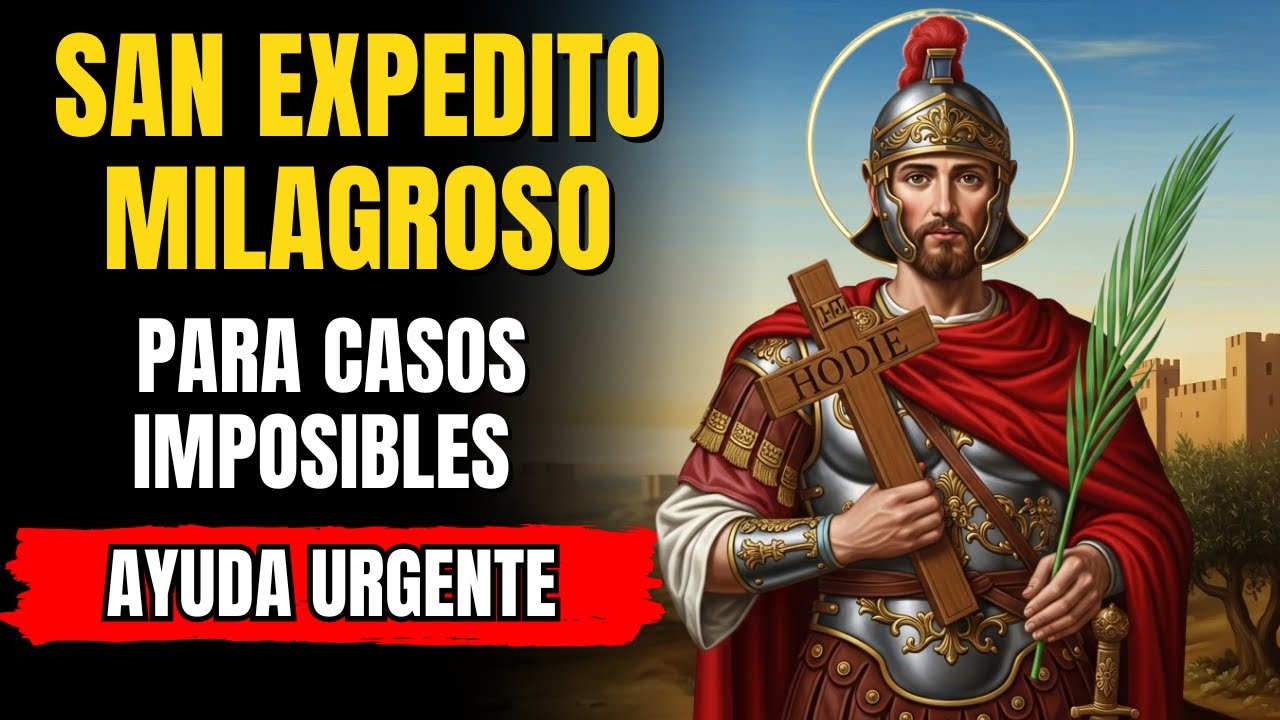 😭 ORACIÓN DE SOCORRO a SAN EXPEDITO 🙏 para CASOS DESESPERADOS ✨ AYUDA URGENTE