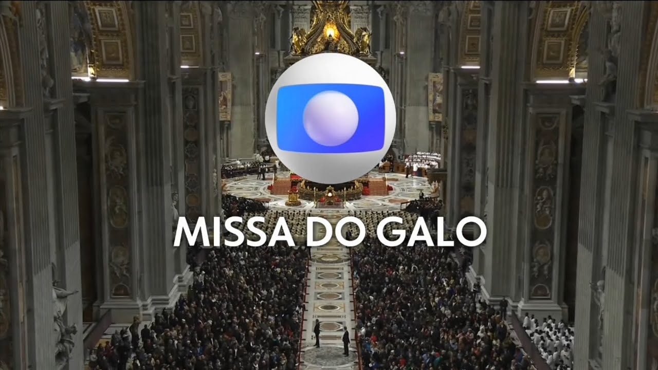 Trecho inicial da Missa do Galo na TV Globo (24-25/12/2025)