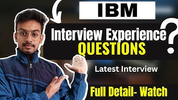 IBM Interview Questions | Interview Experience | How to Prepare | Online Test | Selection Process