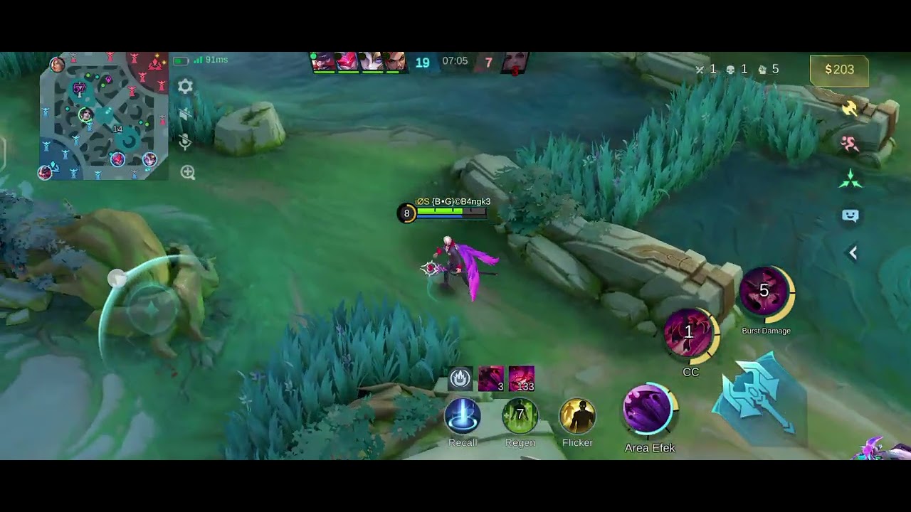 Kali ini coba mage cecilion  solo rank