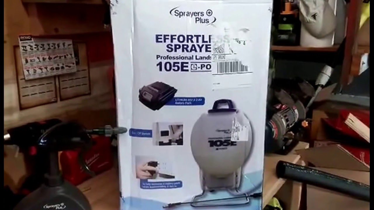 Sprayers Plus 105E Effortless Back Pack Sprayer YouTube