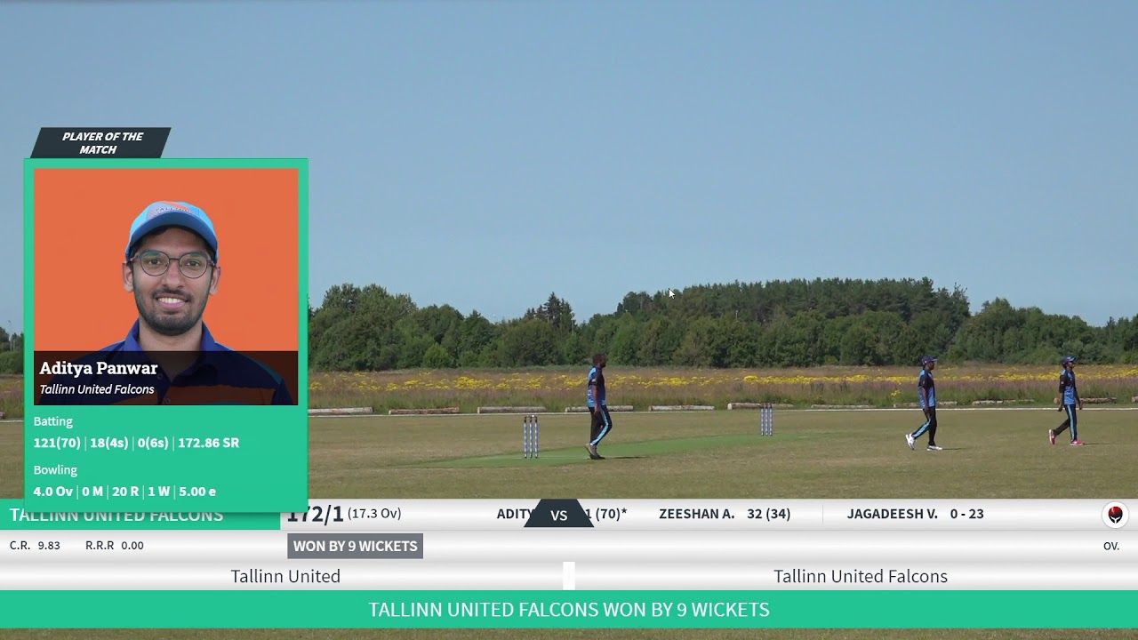 BlufVPN EPL T20 Tallinn United vs Tallinn United Falcons