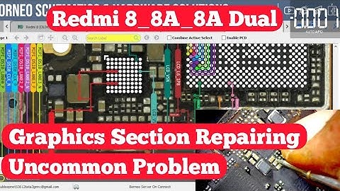 Redmi 8_8A_8A Dual|Graphics Section Repairing Gide|Step by step Fault Find By MOBILE DR MIJANUR