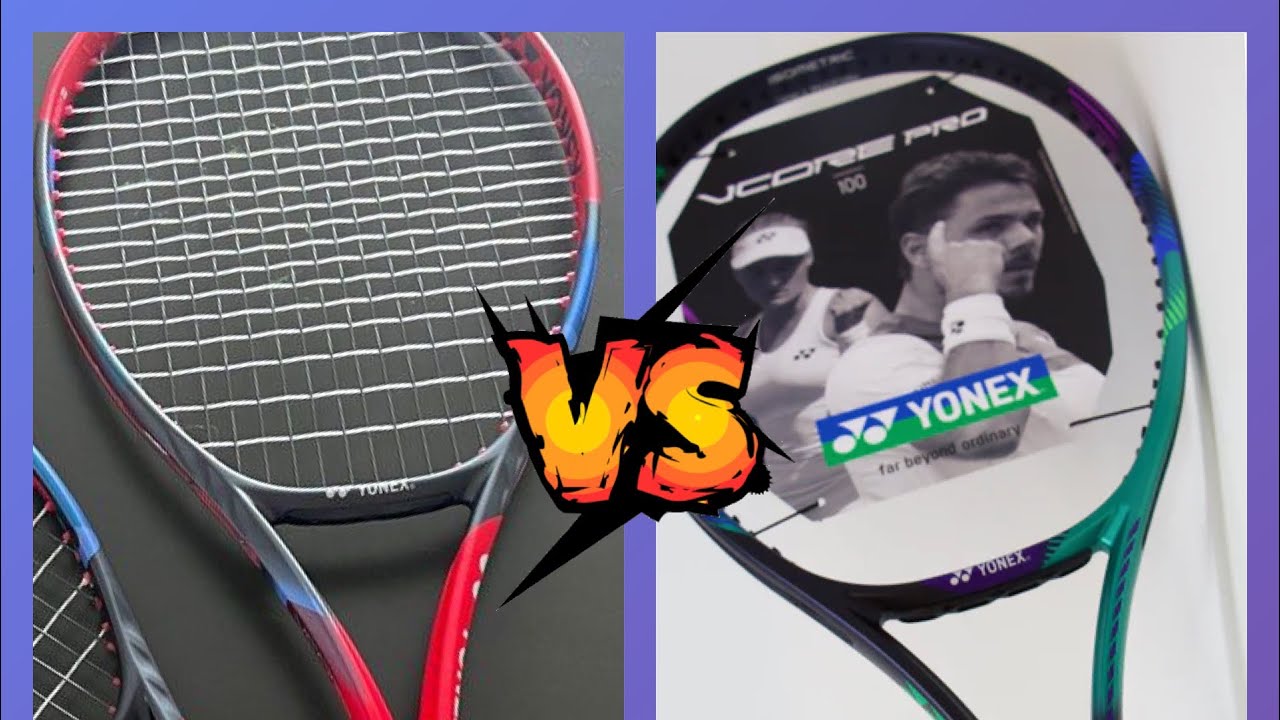 Vcore 100 vs Vcore Pro 100 (Percept) - Alex Tennis - YouTube
